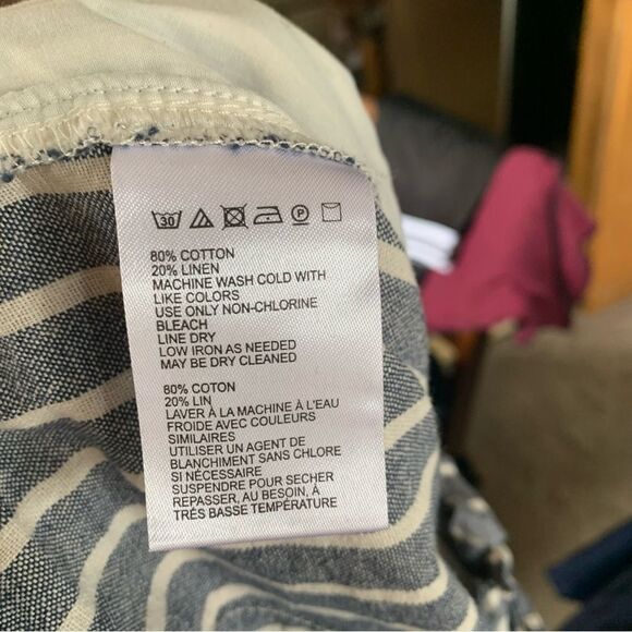 Urban Outfitters Striped High Rise Pants | Women Size 4 - Picture 8 of 9